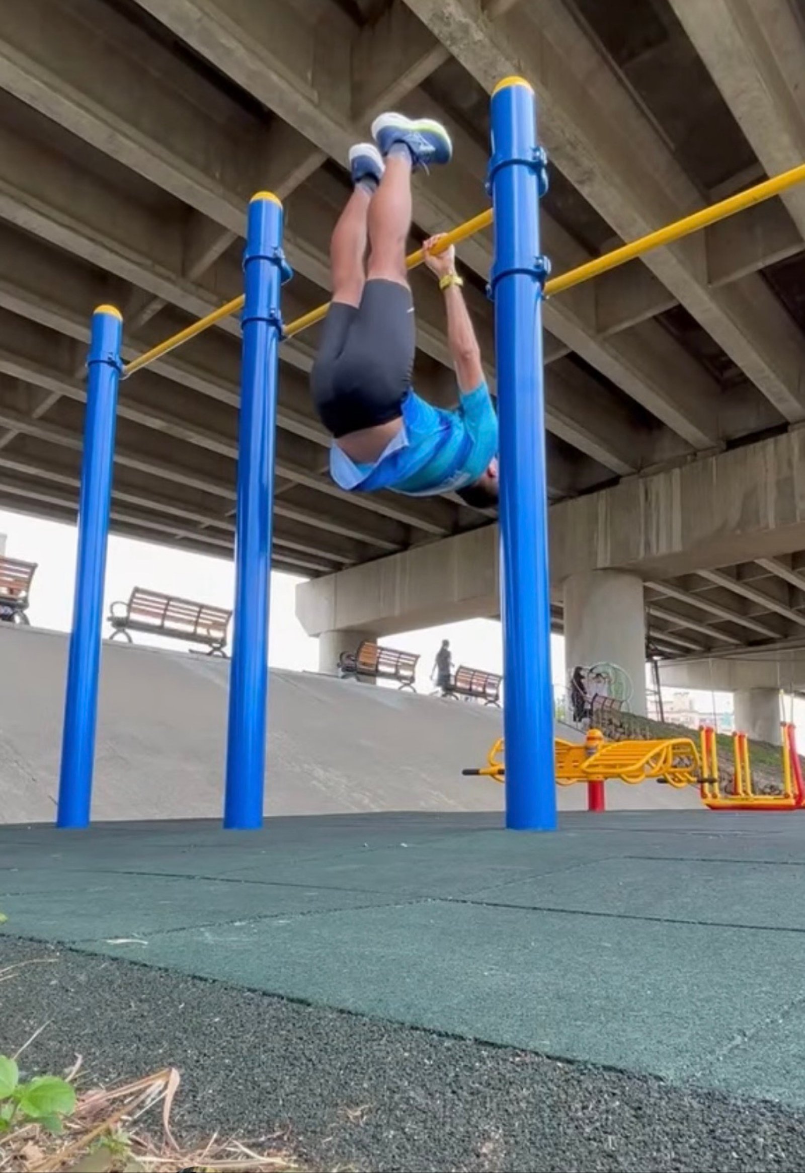 Pull-up bar spot in East District, Hsinchu City