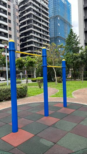 單槓偏矮，但拿來練暴力上剛好 - 稚匯公園